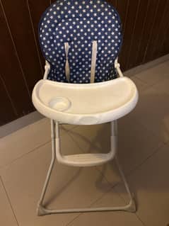 Tinnies blue beautiful baby high chair excellent condition