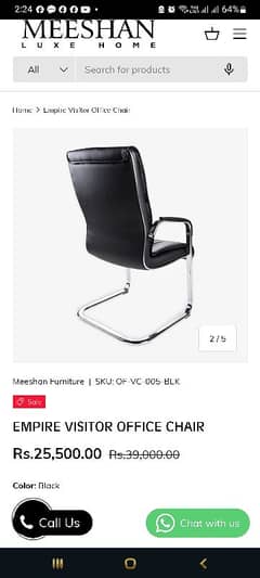 Empire Office  Visitor's  Chair's On Sell