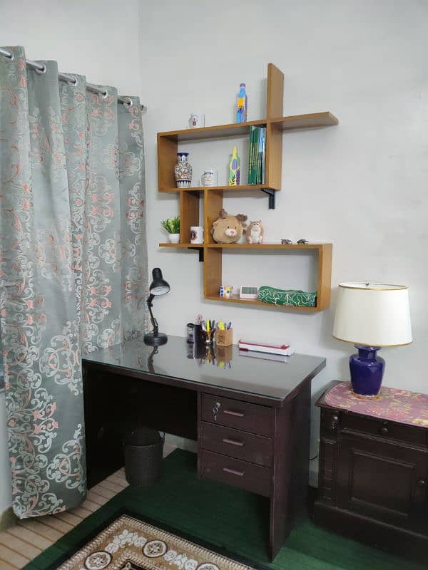 STUDY TABLE WITH BOOK SHELF 1