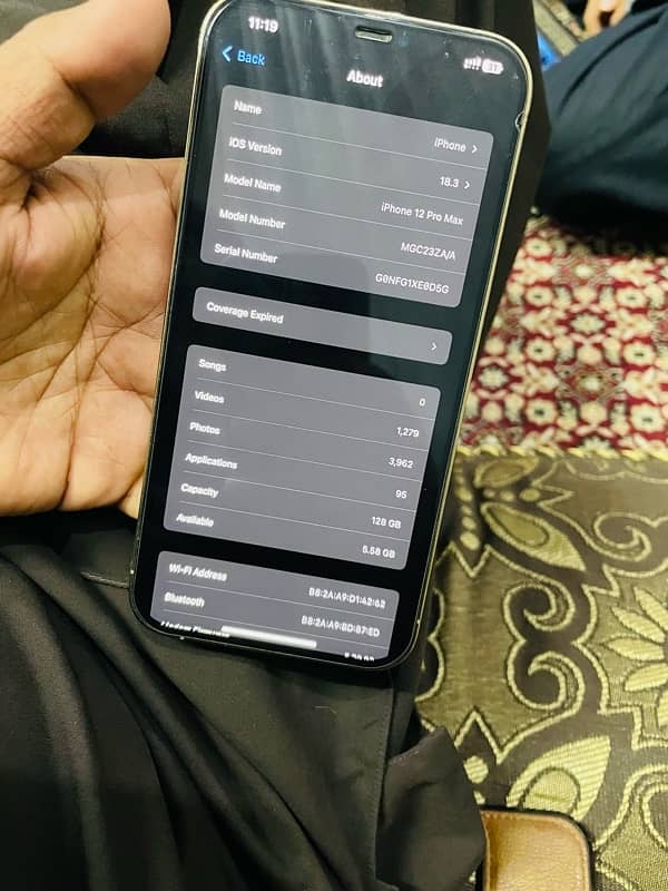 IPhone 12 Pro Max PTA Approved dual pyasical 3