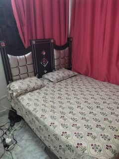 Double Bed with Mattress for sale