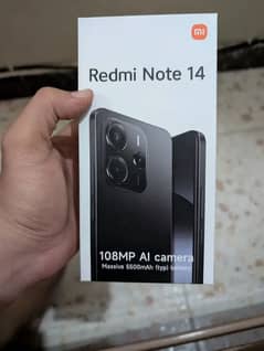 REDMI NOTE 14 8/256 , ONLY BOX OPEN PHONE