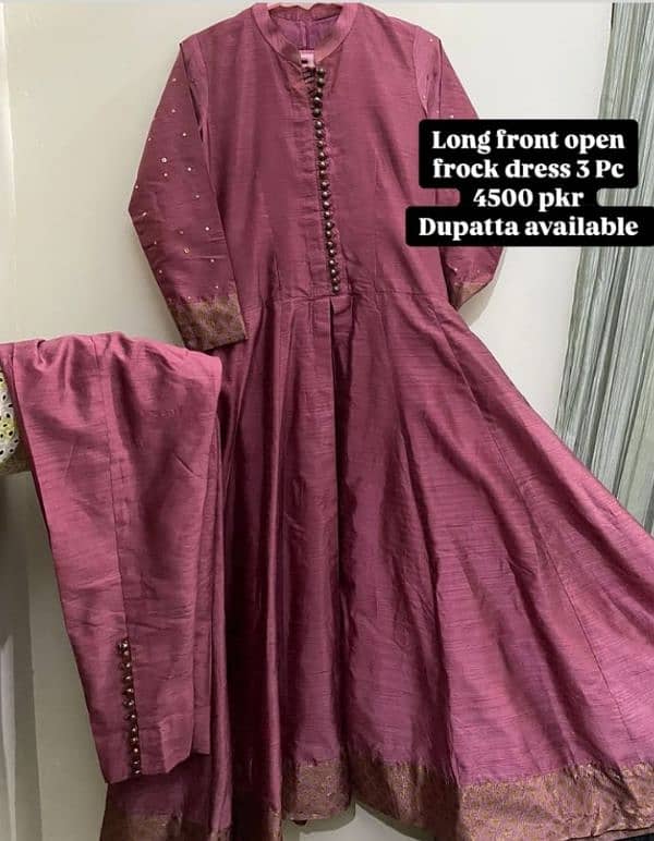 maxi , open long frock 0