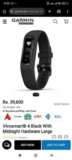 Garmin Vivosmart 4 – Like New – 50% Off!