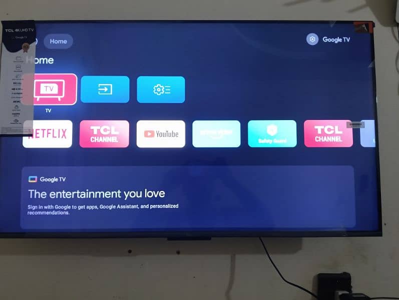 original tcl google tv led 43p71b 6