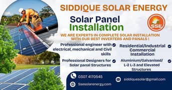 solar panel aluminium structure, Solar Installation, Net Metering