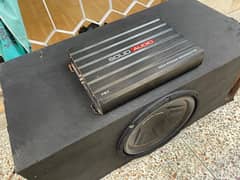 solid audio amp pioneer woofer