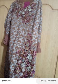 brown maroon color pure suit for sale