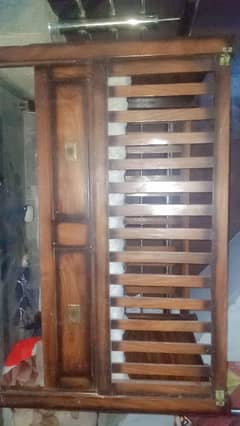 Strong And Pure Wooden Baby Bed Also Two Draw