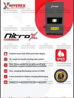 Inverex nitrox 10kw/3kw/6kw/8kw/12kw hybrid inverter/solarinverter