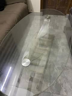 glass center table