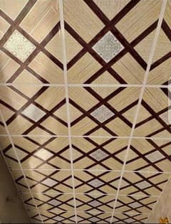 PVC Fancy Modern Ceiling / 2 X 2  Sheets Ceiling