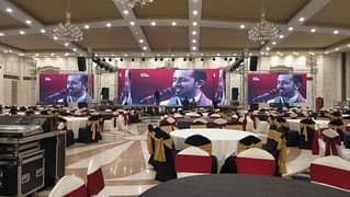 SMD Screen/Dj Sound System/Truss Lights/Projector/LEDs/Lighting Floor