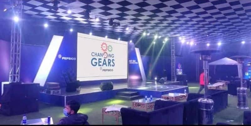 SMD Screen/Dj Sound System/Truss Lights/Projector/LEDs/Lighting Floor 8