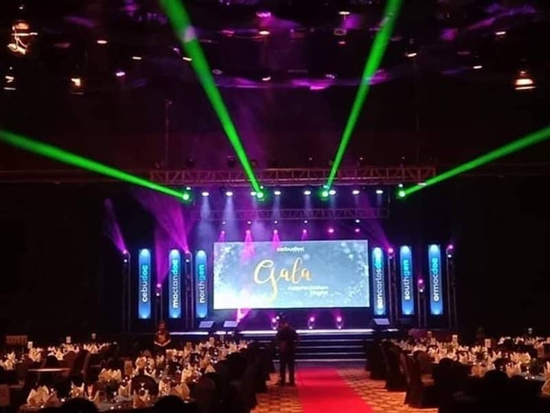 SMD Screen/Dj Sound System/Truss Lights/Projector/LEDs/Lighting Floor 10