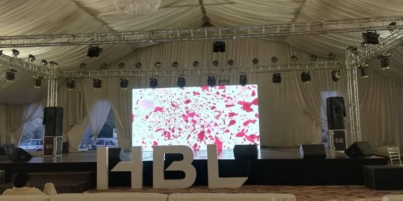 SMD Screen/Dj Sound System/Truss Lights/Projector/LEDs/Lighting Floor 15