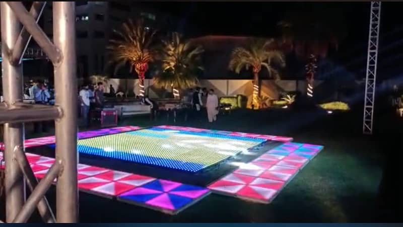 SMD Screen/Dj Sound System/Truss Lights/Projector/LEDs/Lighting Floor 19