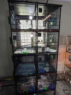 8 portion Full Angle Heavy Cage| 4 portion white cage| Pinjra For Sale