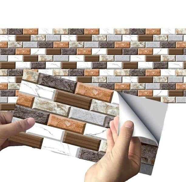 48 pcs wall brick wall laminated sheet 2