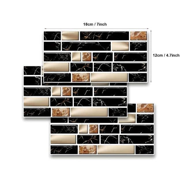 48 pcs wall brick wall laminated sheet 5