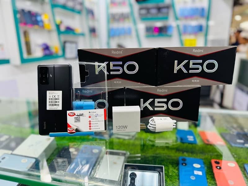REDMI K60 K50 256/16 DUAL-SIM (PUBG 120 FPS) OFFICIAL PTA TAX 32,000 4