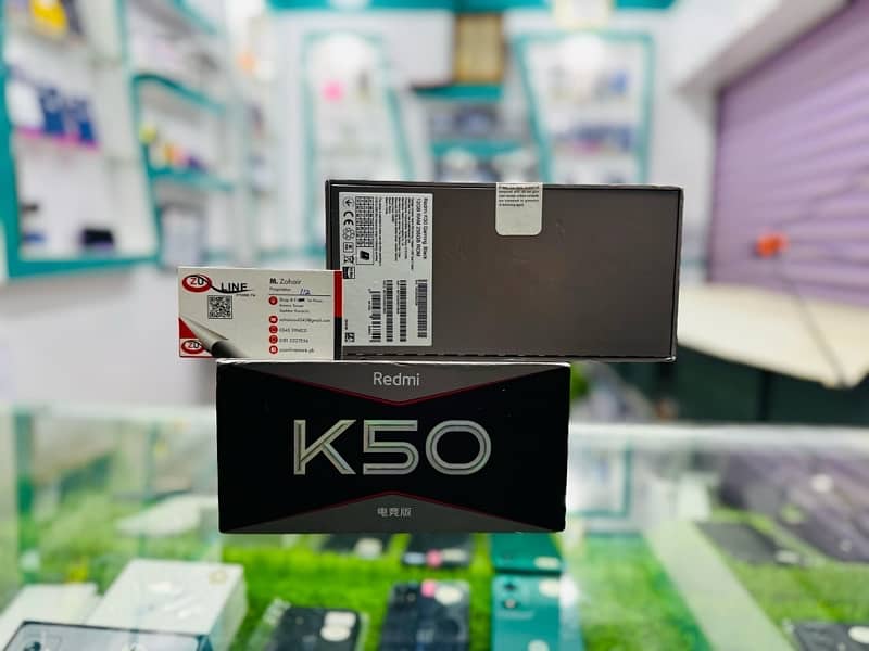 REDMI K60 K50 256/16 DUAL-SIM (PUBG 120 FPS) OFFICIAL PTA TAX 32,000 7