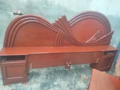 Pure wood Bed low price just 17000 and dressing only 8000.