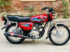 Honda CG 125 2024 model lush condition mileage 11k Brand new Tire