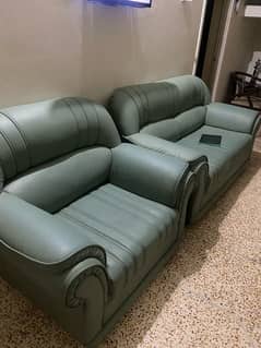 leather sofa set in excellent condition