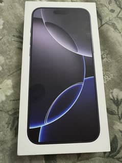 iPhone 16 Pro Max 512 Black Colour Brand New Condition Sim Locked