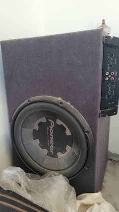 sound system , woofer , base tube , Amplifier