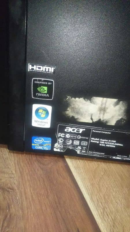 Acer aspire x1700 pc 0