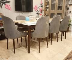 brand new sheesham dinning set 6 chairs