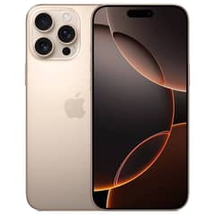 Iphone 16 pro max desert titan 256 gb non pta