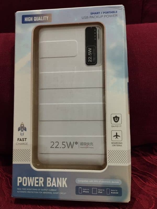 Power Bank 10000 mAh Fast Charging USB Type C 0