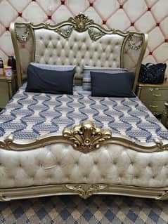 king bed and dresser