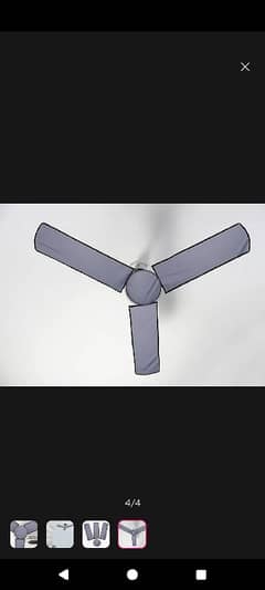 ceiling fan covers with motar cover grey black