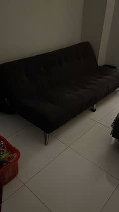 imported sofa/bed & tv table