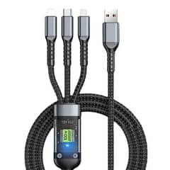 100w charging cable 3 in 1