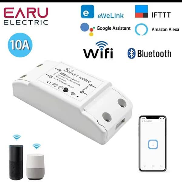 eWeLink Mine WiFi 10A Smart Life solar Switch Sonoff Breaker Module W 0