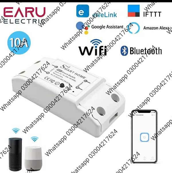 eWeLink Mine WiFi 10A Smart Life solar Switch Sonoff Breaker Module W 2