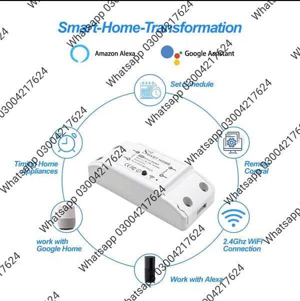 eWeLink Mine WiFi 10A Smart Life solar Switch Sonoff Breaker Module W 6