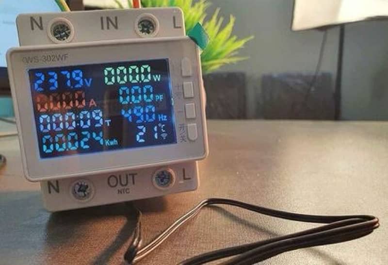 8 in- 1 WIFI Energy Analyzer Meter Single Phase 0