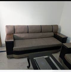 Original Wood 6 seater Sofa 10/10