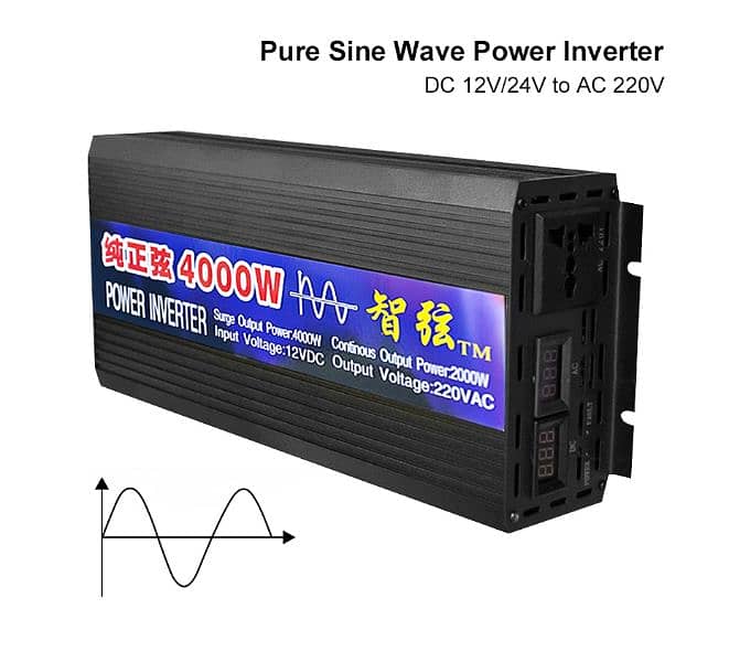 power inverter pure sin wine  3000wat 8