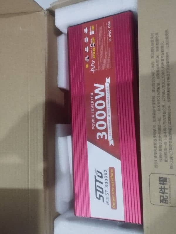 power inverter pure sin wine  3000wat 12