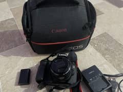 Canon 60D DSLR with original 50 mm canon lens