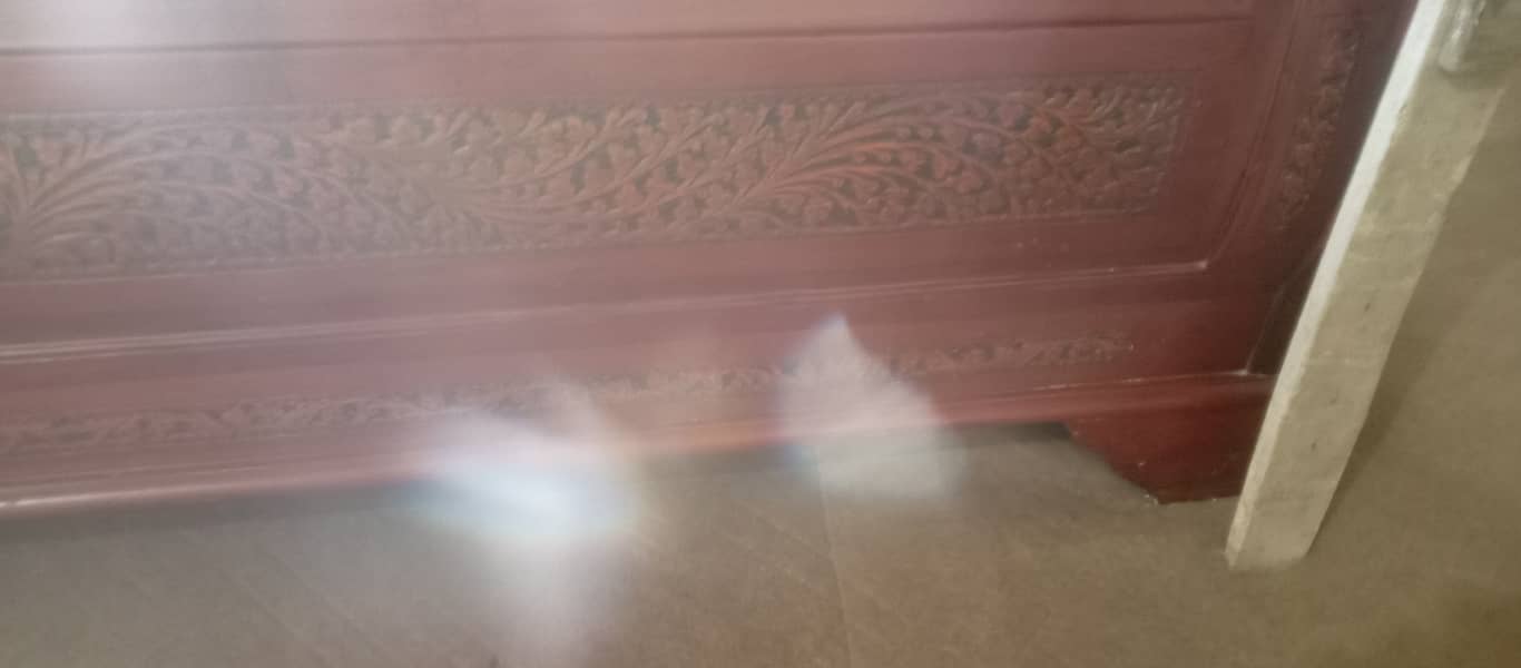 Bed with side tables for urgent sale 1
