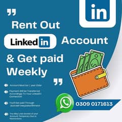 Web development+LinkedIn account rental services