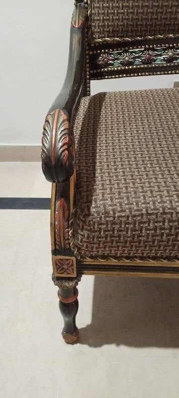 sofa in Victorian style 5 seater 4